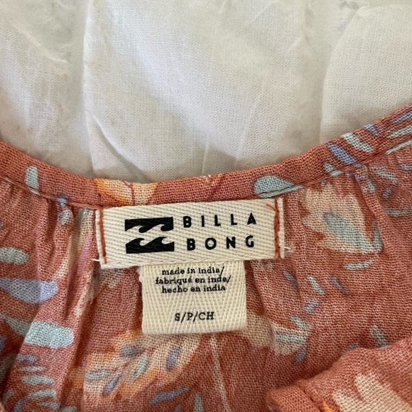 Billabong free as can be boho hippie mini dress - Picture 10 of 12